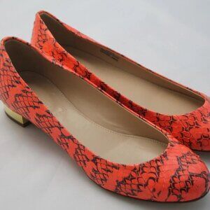J. Crew Janey Leather Snakeskin Snakeskin Pattern Women Shoes $298